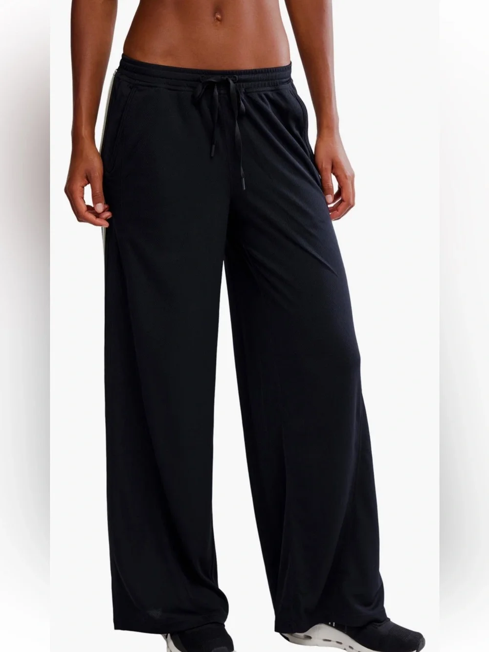 Free People One on One Mesh Pants Athleisure Gym Stripe Track